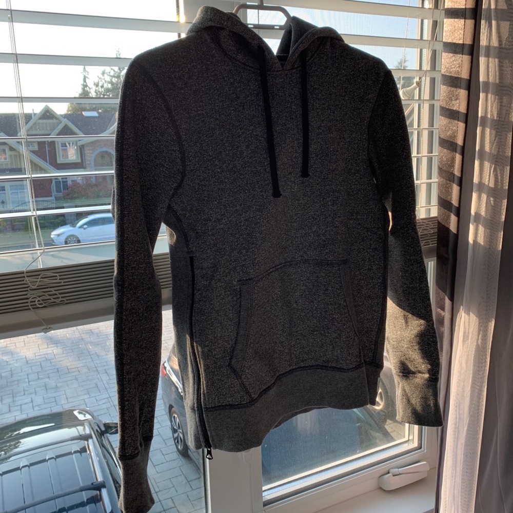 Reigning Champ Side Zip Hoodie: XS, Grey